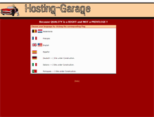 Tablet Screenshot of hosting-garage.com